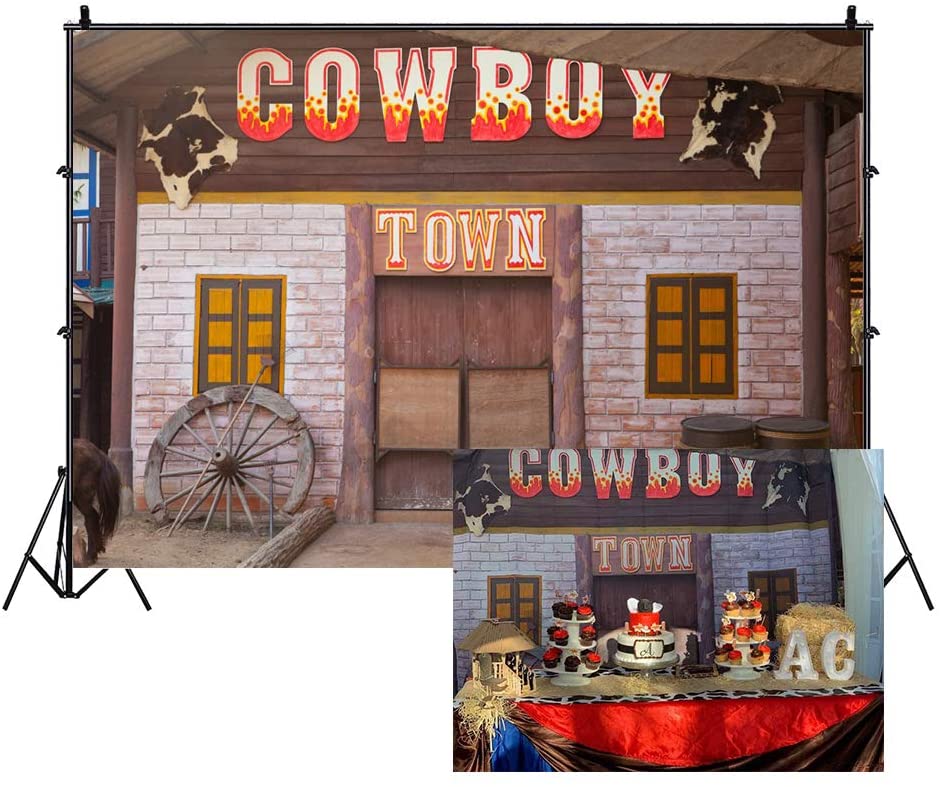 10x8ft Western Town Backdrop West Cowboy Background for Photography Rural Countryside Wood House American Culture Photo Background Adults Party Studio Props 10x8ft Western Town Backdrop West Cowboy Background for Photography Rural Countryside Wood House American Culture Photo Background Adults Party Studio Props